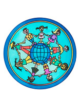 46632 ideengutta®-Fensterbild Kids' World