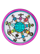 46632 ideengutta®-Fensterbild Kids' World