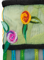 J00012 Felted blossoms