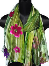 J00012 Felted blossoms