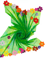 J00012 Felted blossoms