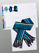 J00019 IDEEN postcards. Greeting cards as a design example