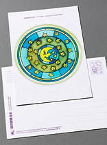J00019 IDEEN postcards. Greeting cards as a design example