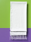 40422 Scarf with twisted fringes
