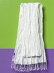 40432 Crinkle Scarf with fringes